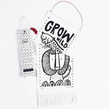 Wee Gallery Canvas Growth Chart, Safari