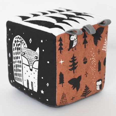 Wee Gallery Baby Sensory Soft Block , Woodland