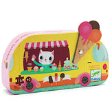 Djeco 16pcs Mini Puzzle, Ice Cream Truck