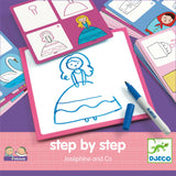 Step By Step Art Card, Josephine and Co