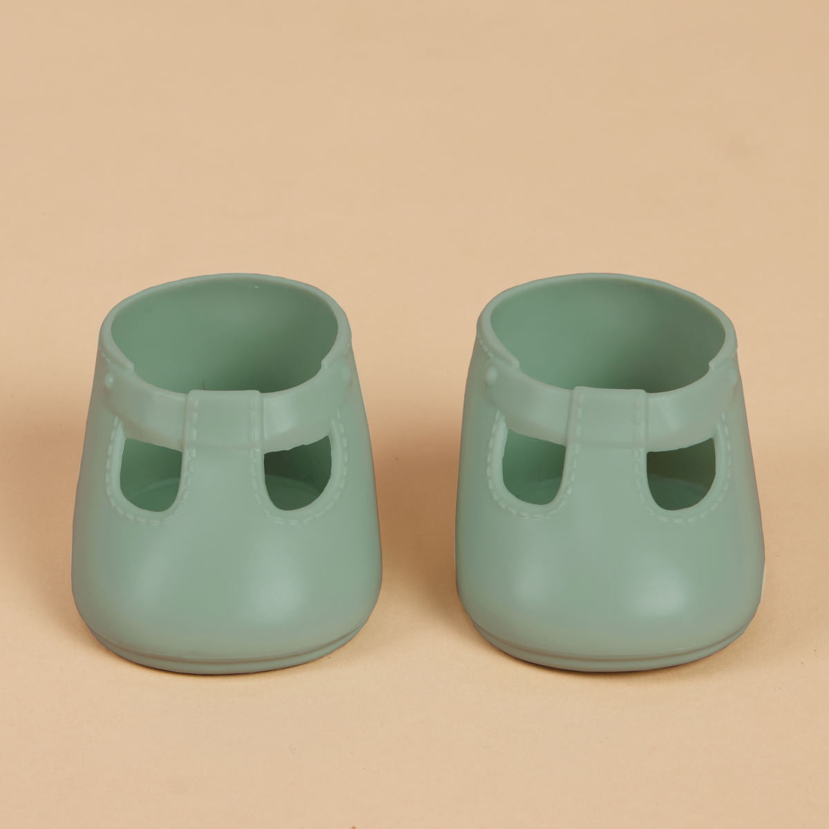 Olli Ella Dinkum Doll Shoes, Basil Green