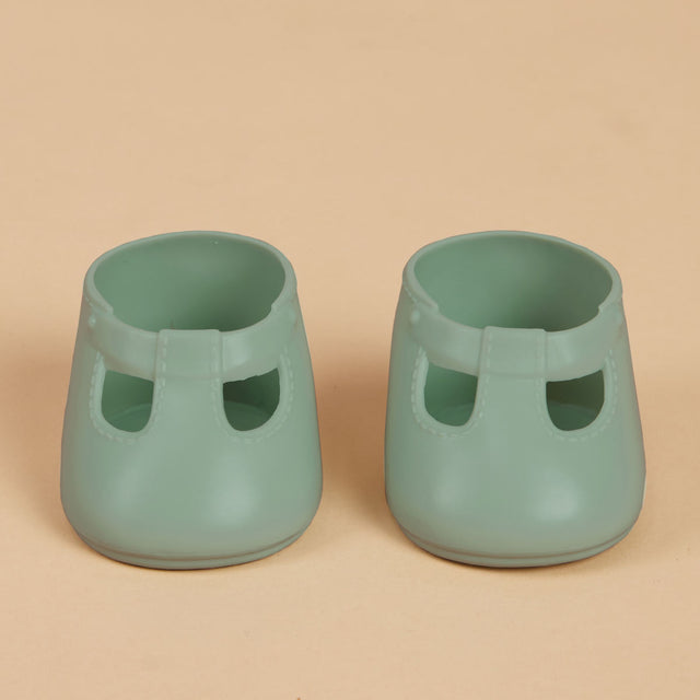 Olli Ella Dinkum Doll Shoes, Basil Green