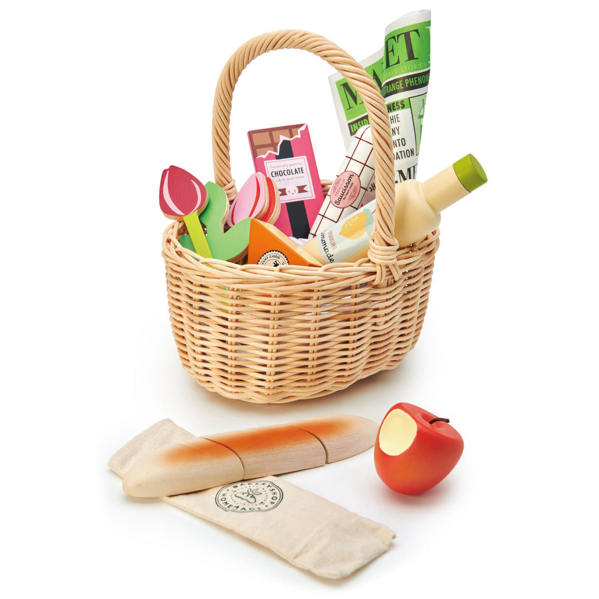 Tender Leaf Toys Wicker Shopping Basket – My Sweet Muffin