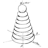 Wooden Story Natural Wooden Ring Stacker