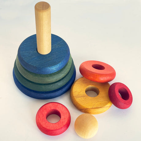 Wooden Story Rainbow Wooden Ring Stacker