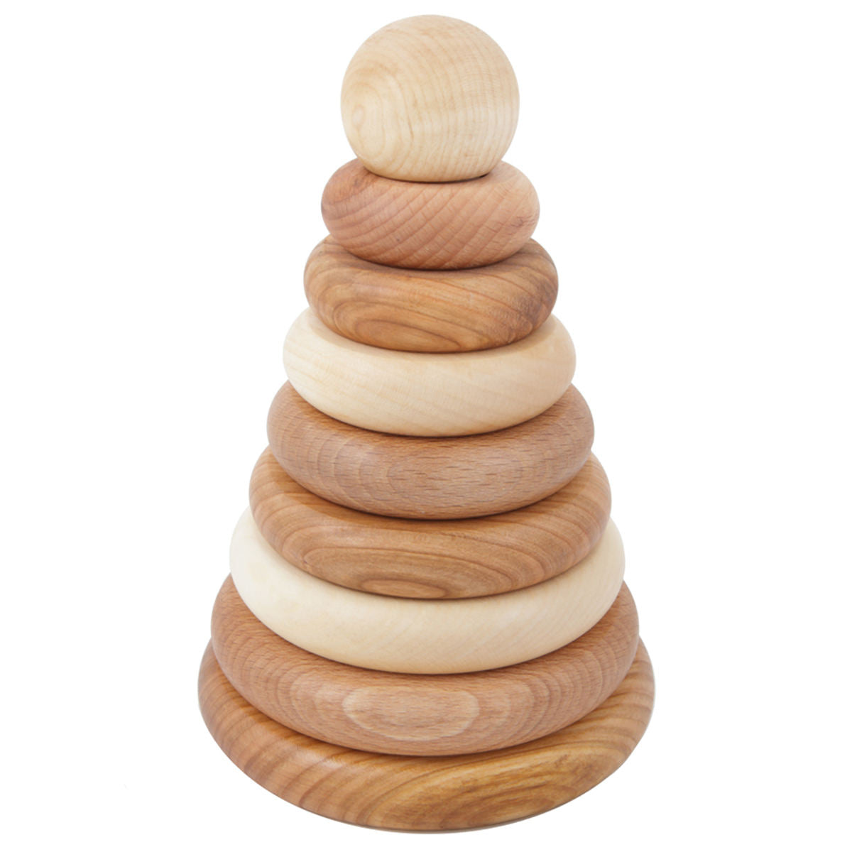 Wooden Story Natural Wooden Ring Stacker