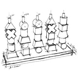 Wooden Story Natural Wooden Stacking Toy